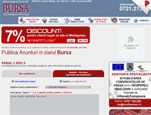 Tablet Screenshot of anunturi-bursa.ro